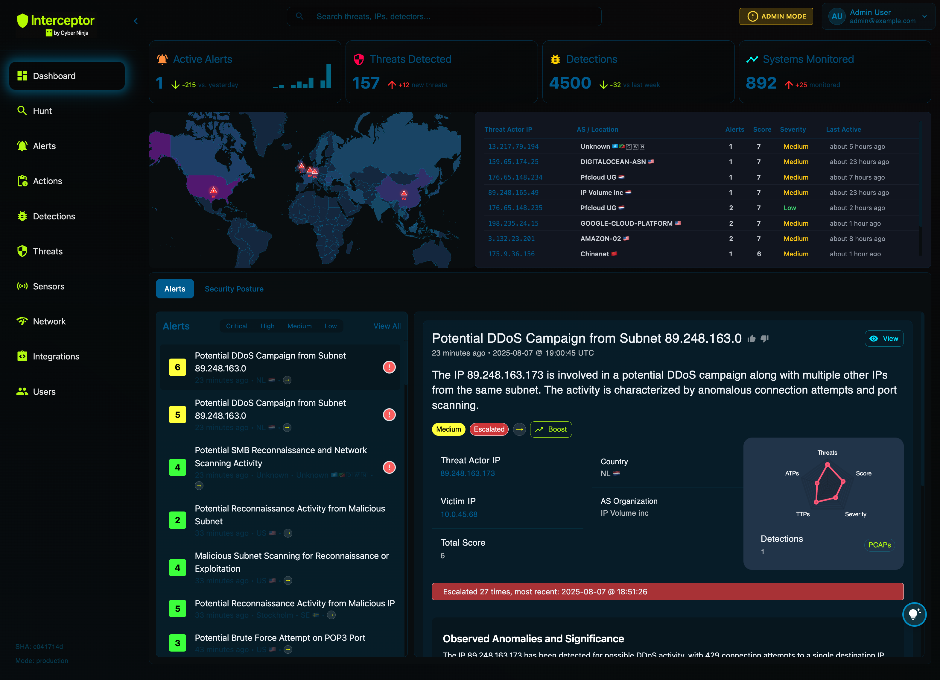 Interceptor Platform UI